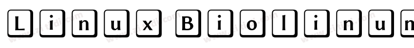 Linux Biolinum Capit字体转换